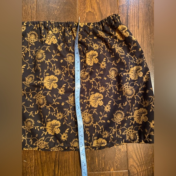 Vintage floral paisley mini skirt - Picture 2 of 4